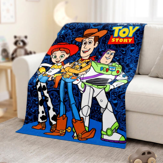 Disney Toy Story Jessie, Woody & Buzz Fleece Blanket