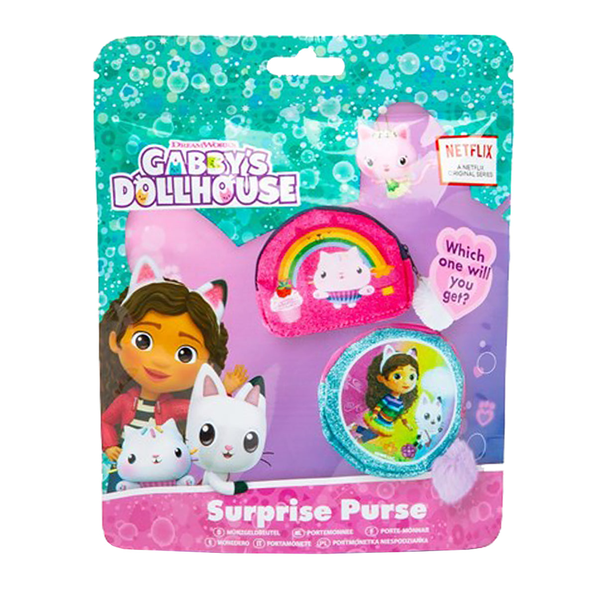 Gabby's Dollhouse Surprise Coin Purse