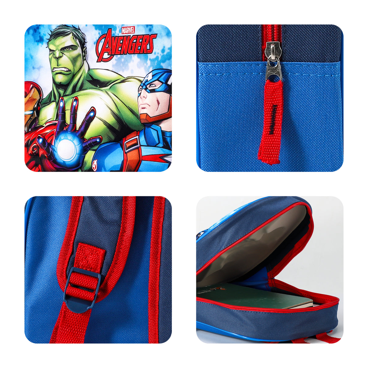 Marvel Avengers "Captain America, Hulk & Iron Man" 3D Eva Backpack