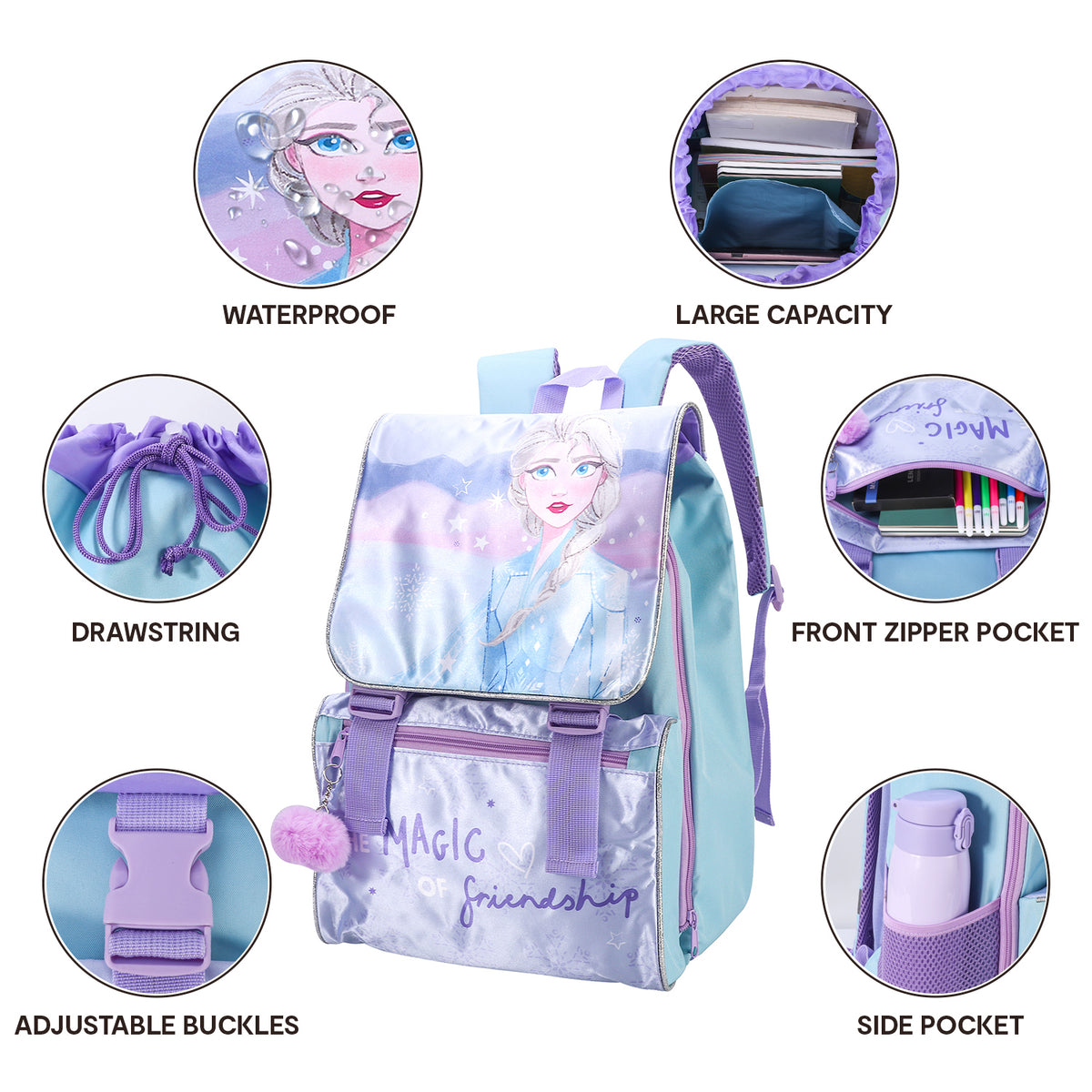 Disney Frozen Extensible School Bag Backpack