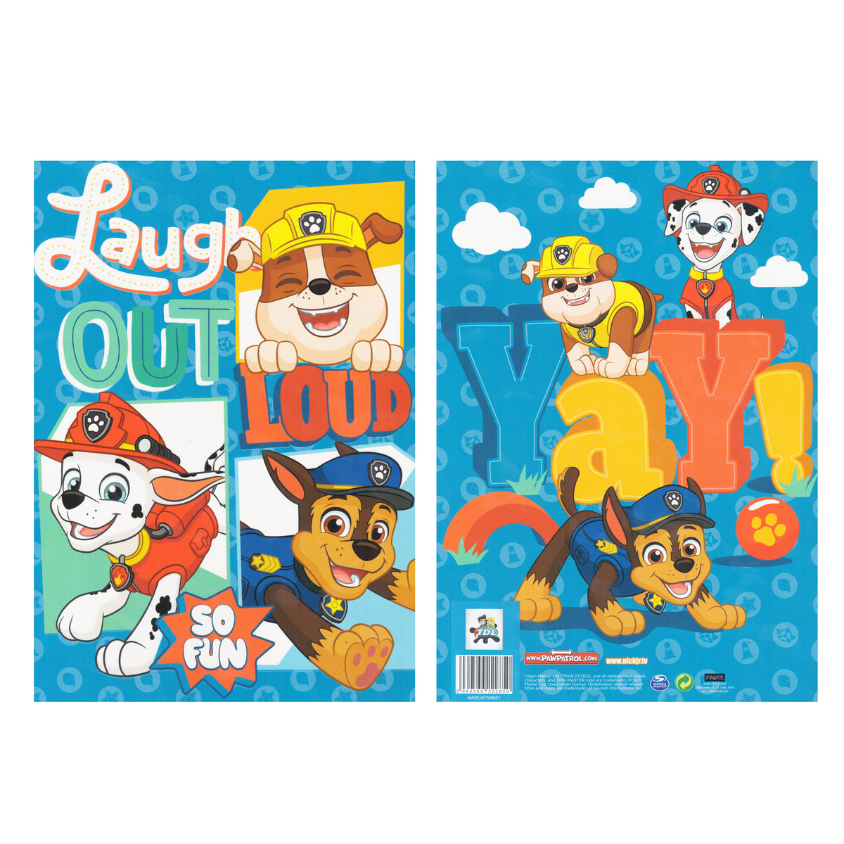 Paw Patrol "Laugh Out Loud" Colouring Book