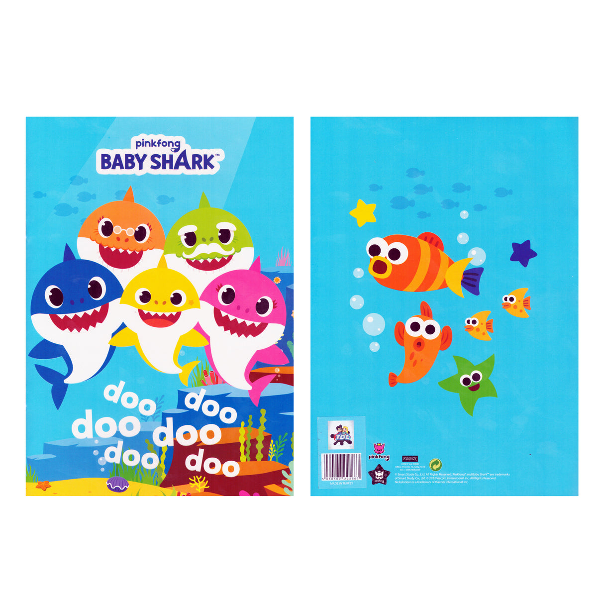 Baby Shark "Family" Colouring Book
