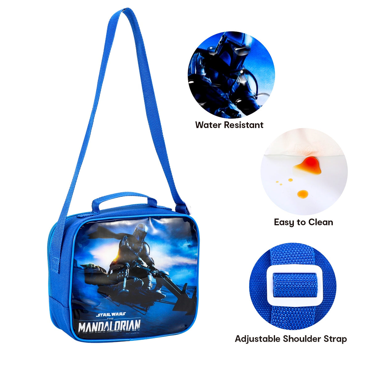 Star Wars The Mandalorian 3 Piece Insulated Lunch Bag Set