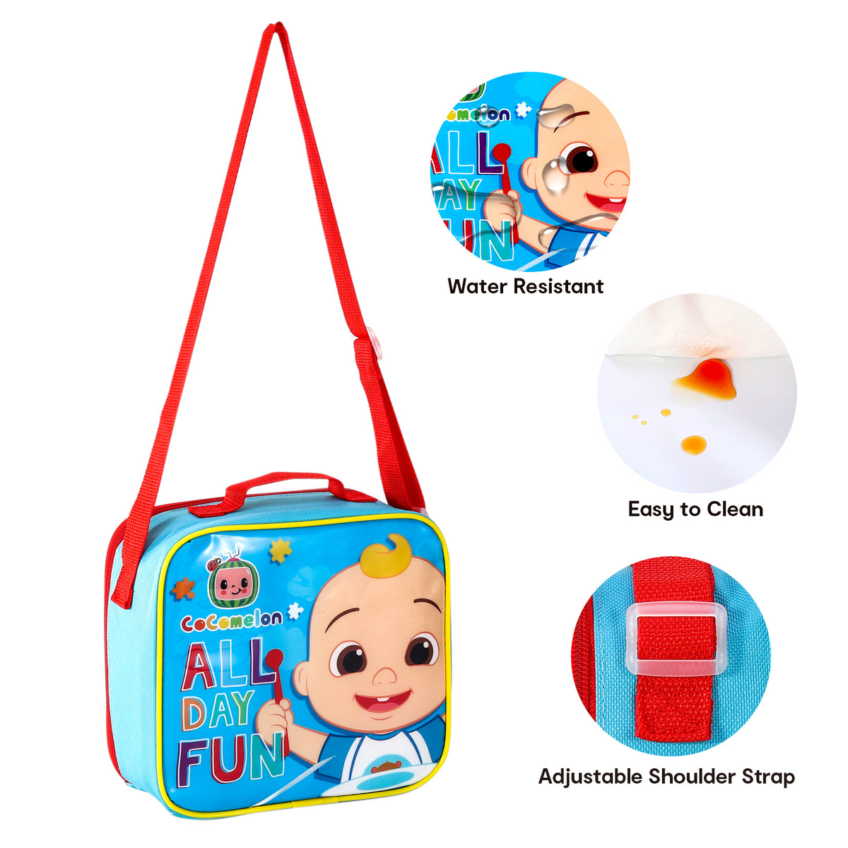 CoComelon 3 Piece Insulated Lunch Bag Set