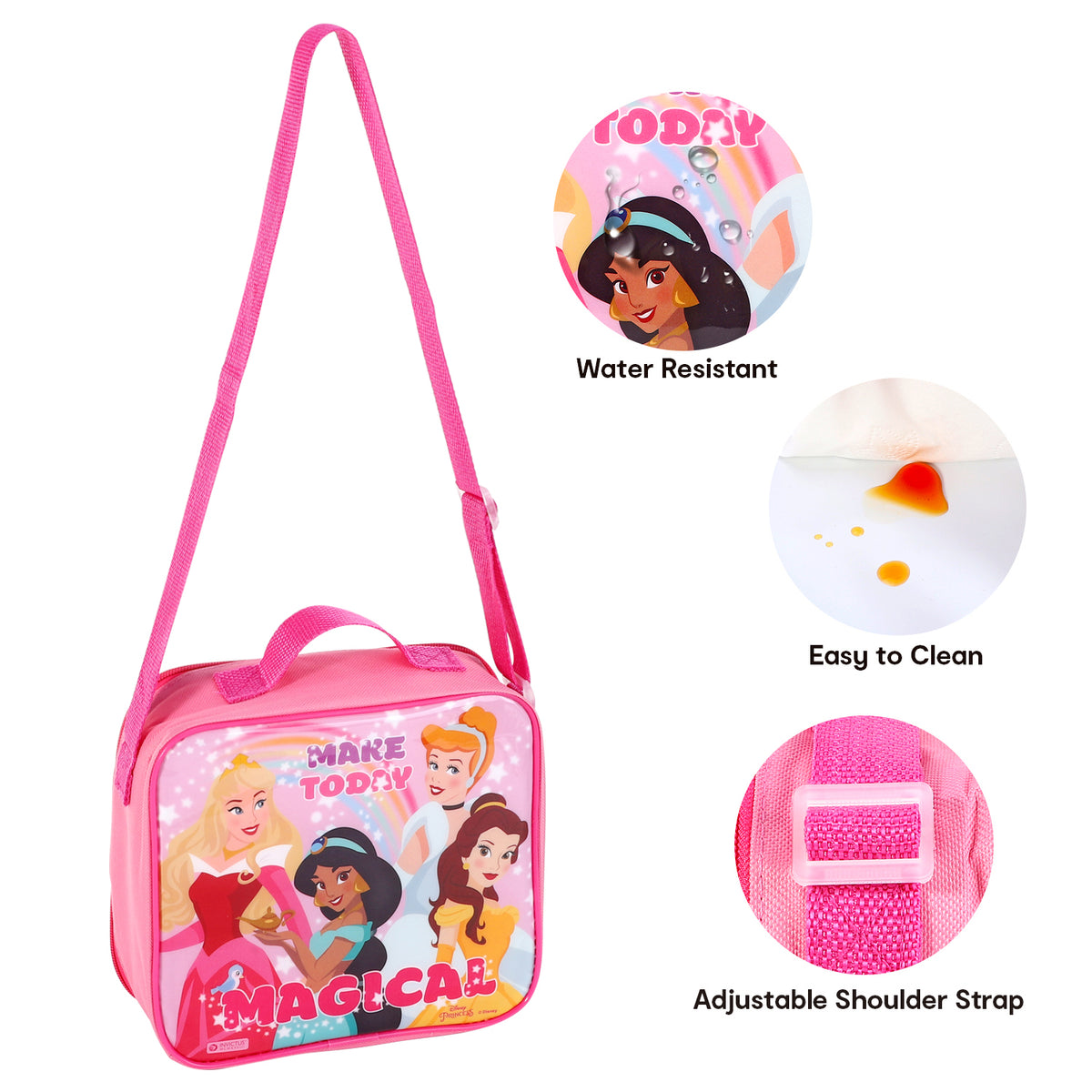 Disney Princess 3 Piece Insulated Lunch Bag Set