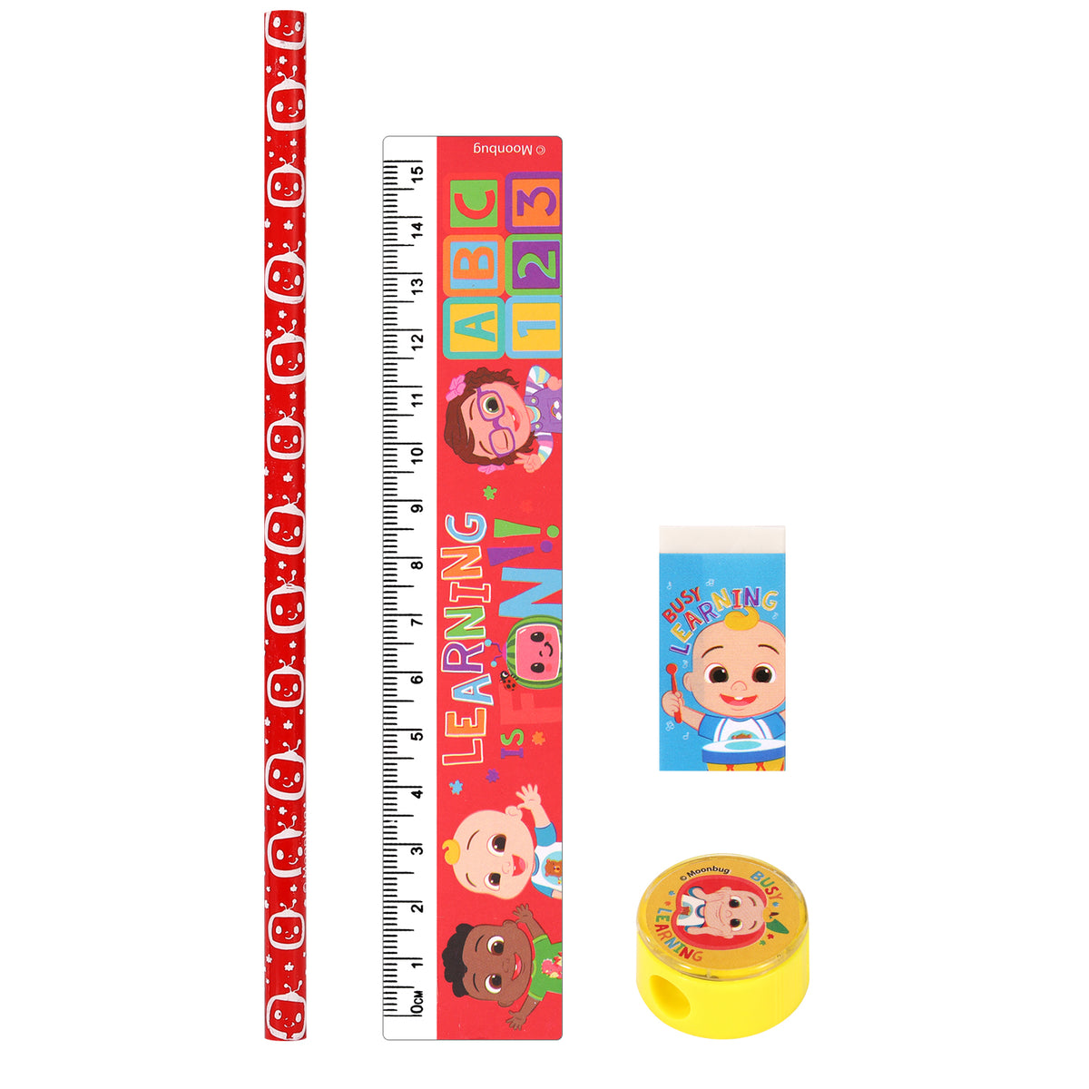 Cocomelon 4 Piece Stationery Set