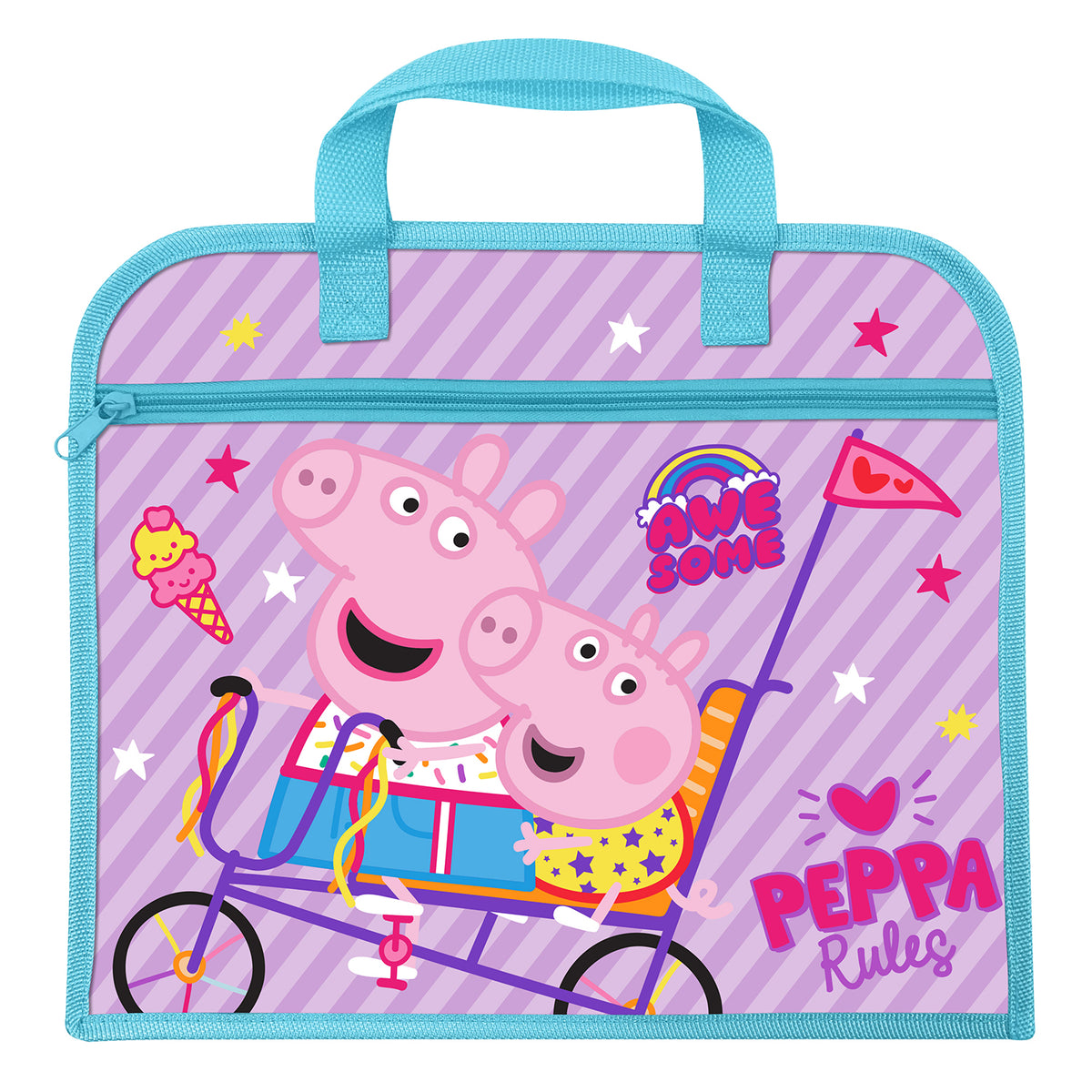 Peppa Pig Rules School Book Bag