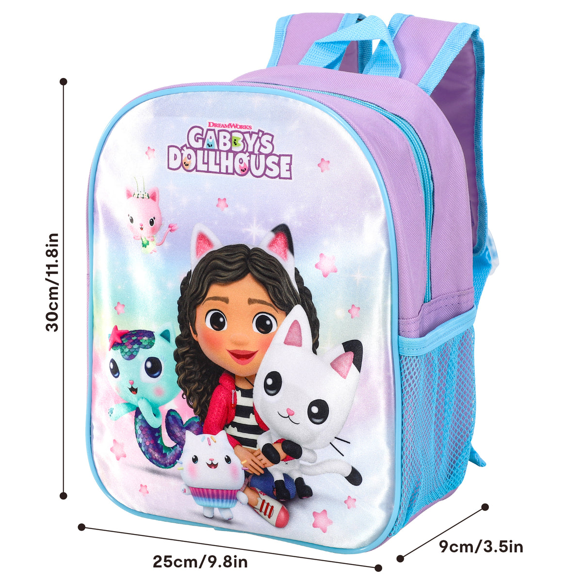 Gabby's Dollhouse Purple Fabric Backpack