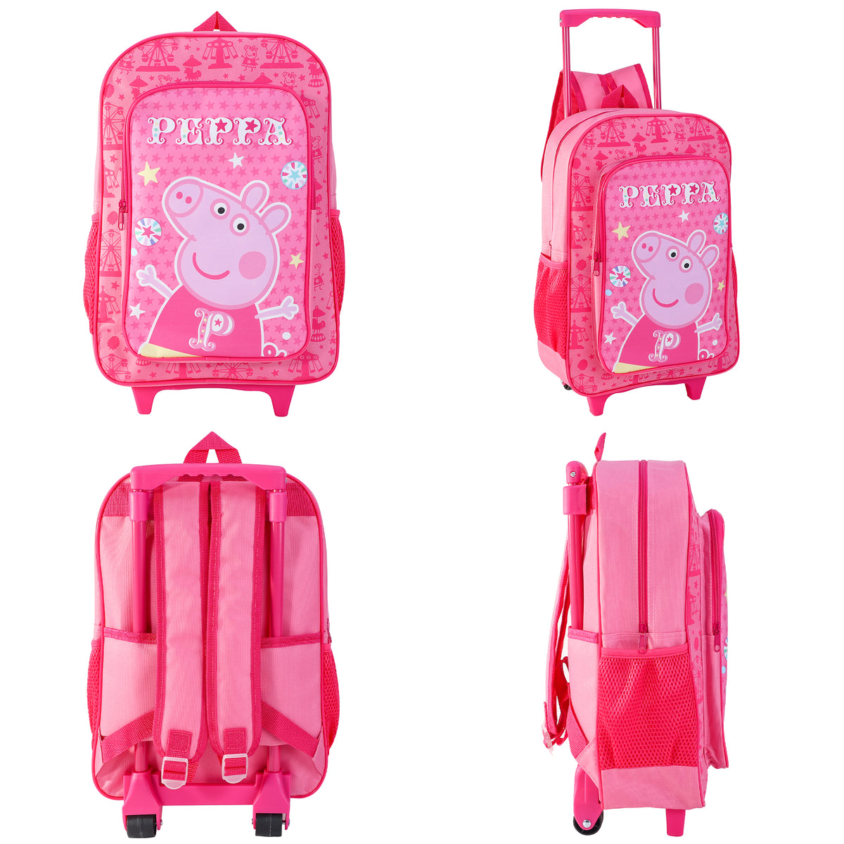 Peppa Pig "Peppa" Kids Travel Cabin Trolley Backpack Bag