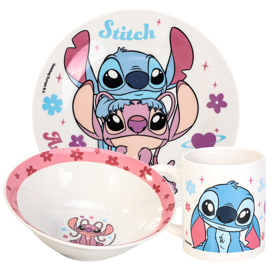 Disney Stitch Ceramic Breakfast Set