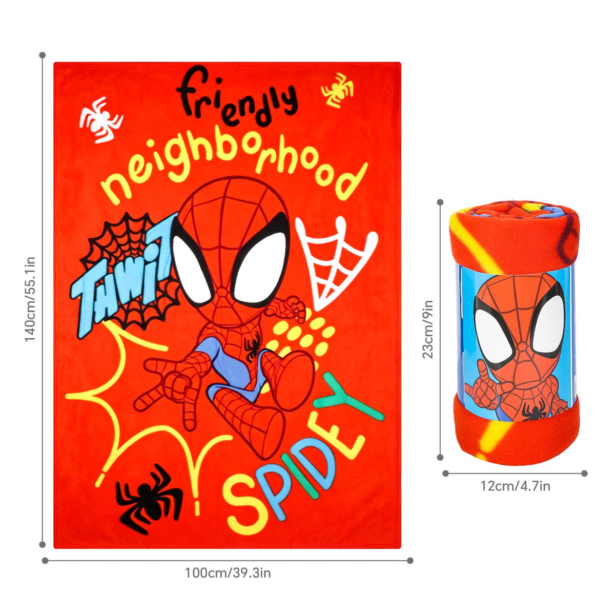 Marvel Spidey Fleece Blanket