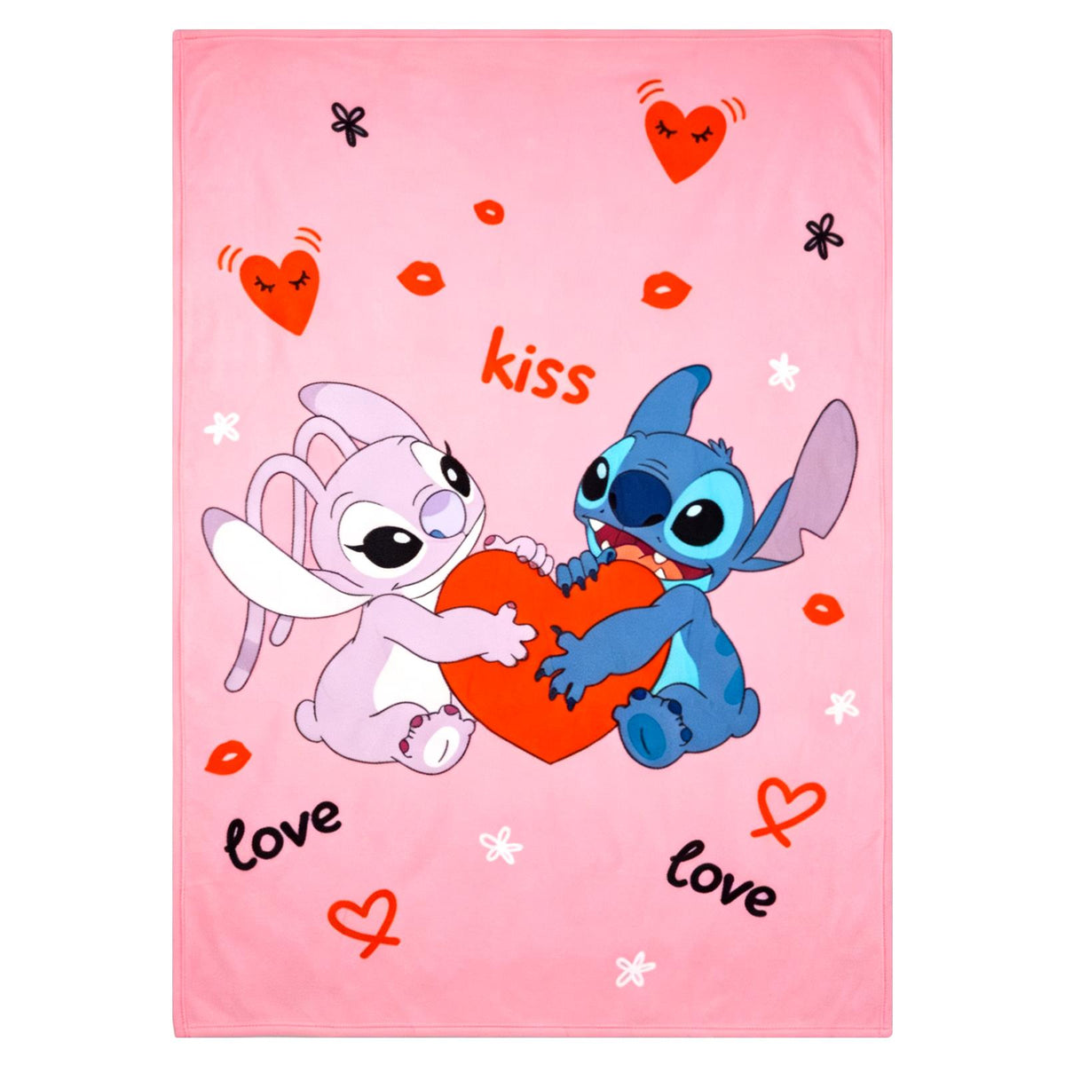 Disney Stitch Stitch & Angel Fleece Blanket