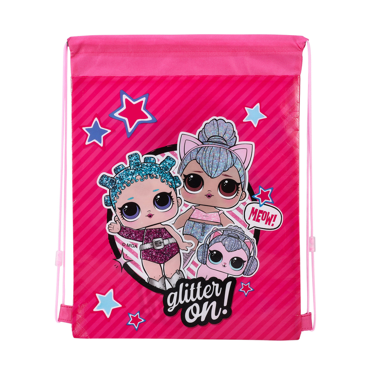 LOL Surprise "Glitter On" Drawstring Gym Bag
