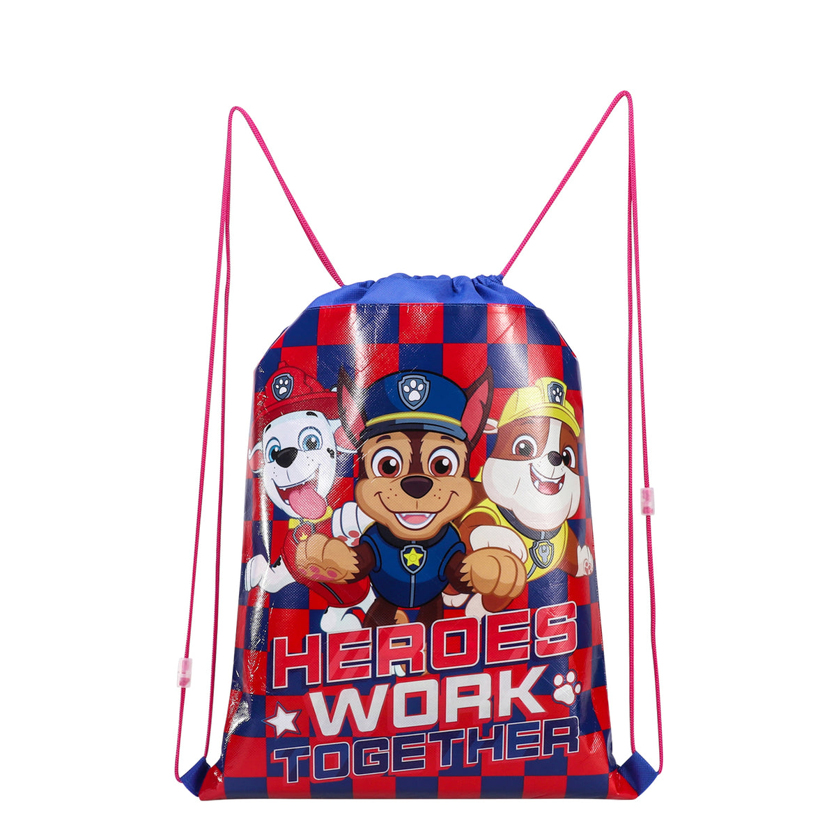 Paw Patrol "Heroes Work Together" Drawstring Gym Bag