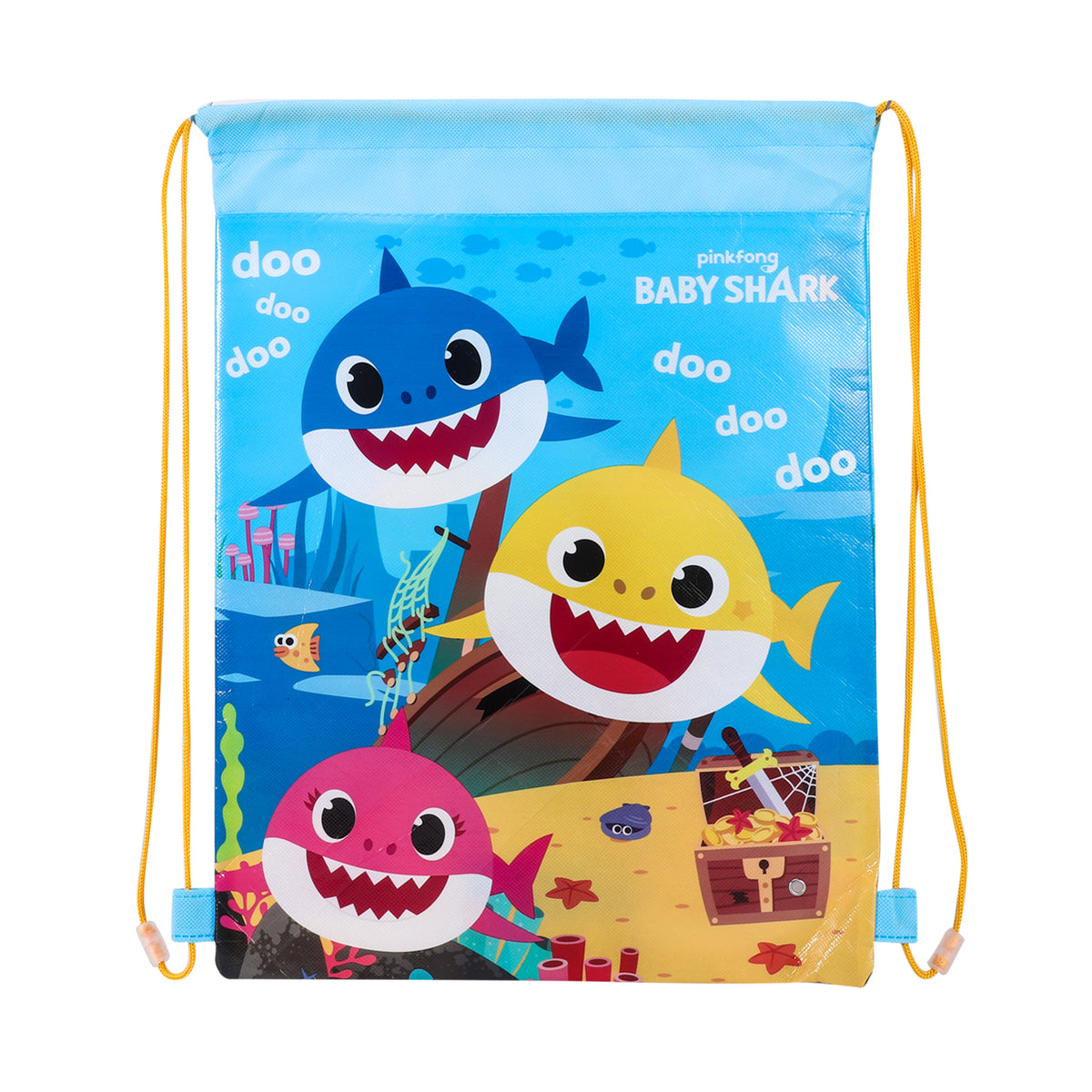 Baby Shark Drawstring Gym Bag