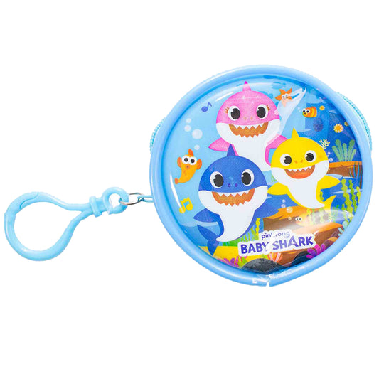 Baby Shark Round PVC Coin Purse