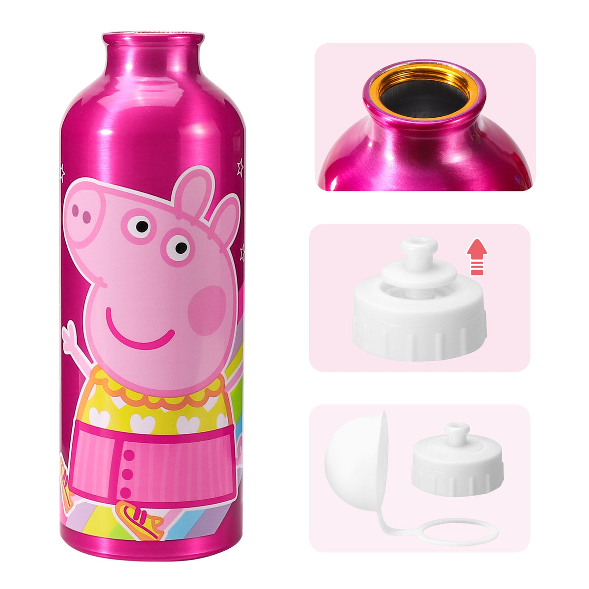 Peppa Pig "Fun" Aluminium Bottle