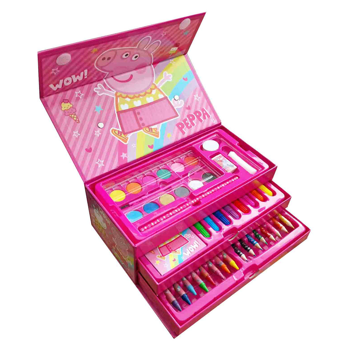 Peppa Pig "Wow" Colouring Tool Box Set