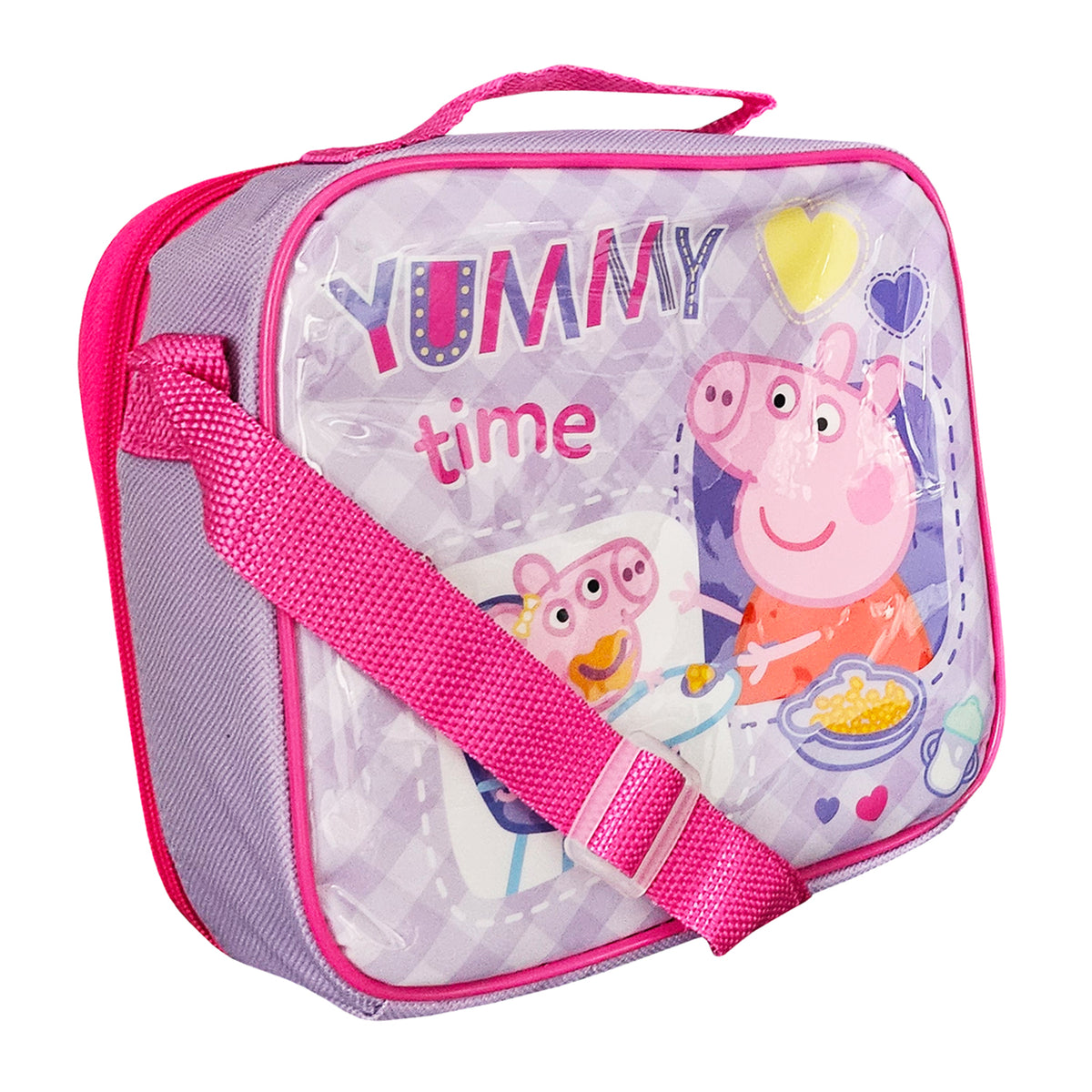 Peppa Pig & Evie Pig 3 Piece Insulated Lunch Bag Set