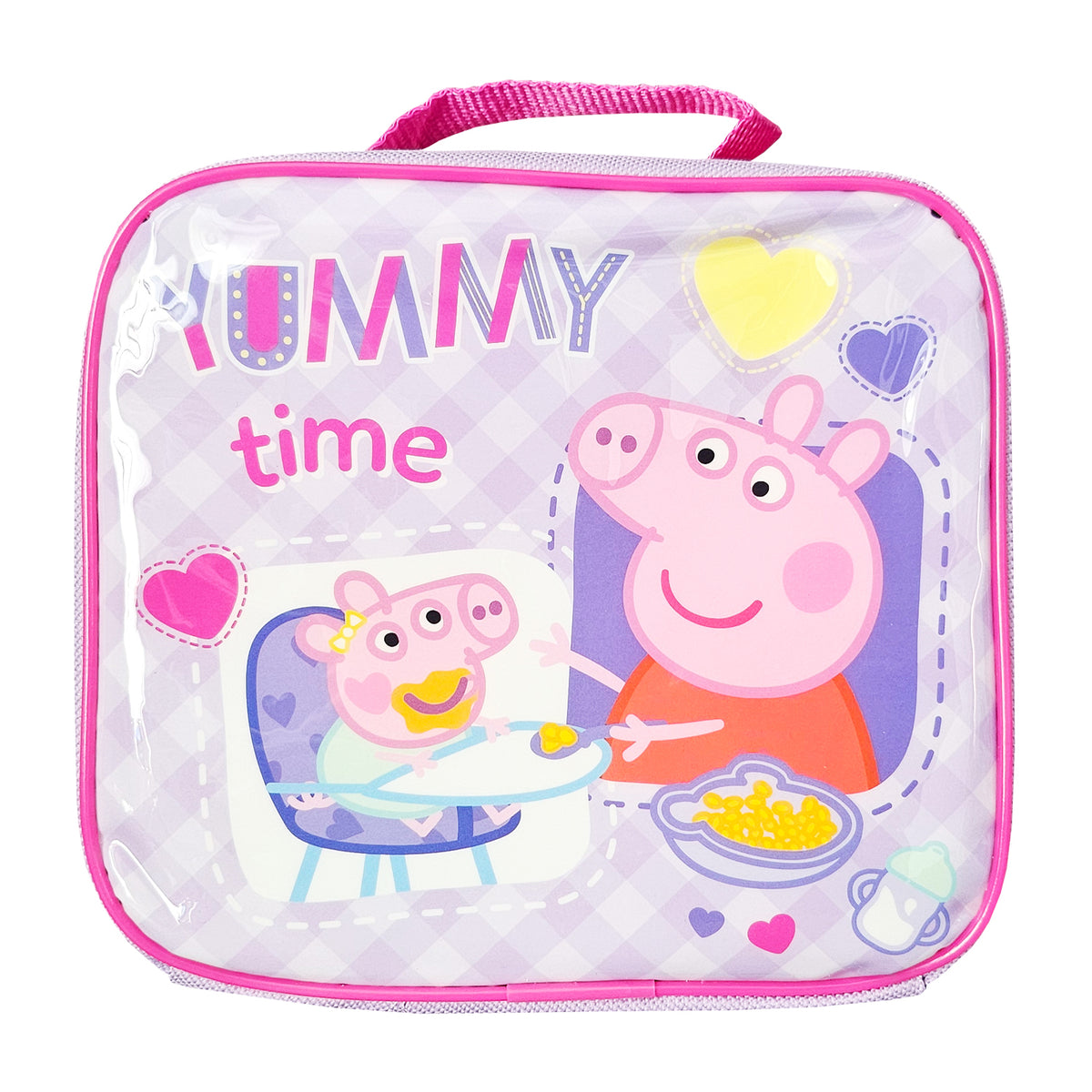 Peppa Pig & Evie Pig 3 Piece Insulated Lunch Bag Set
