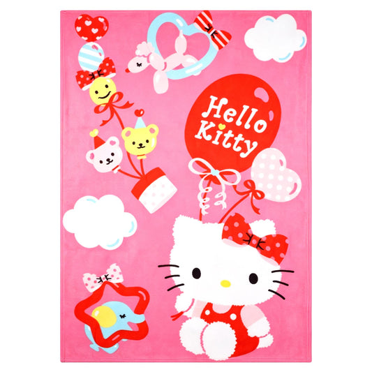 Hello Kitty Balloon Party Fleece Blanket