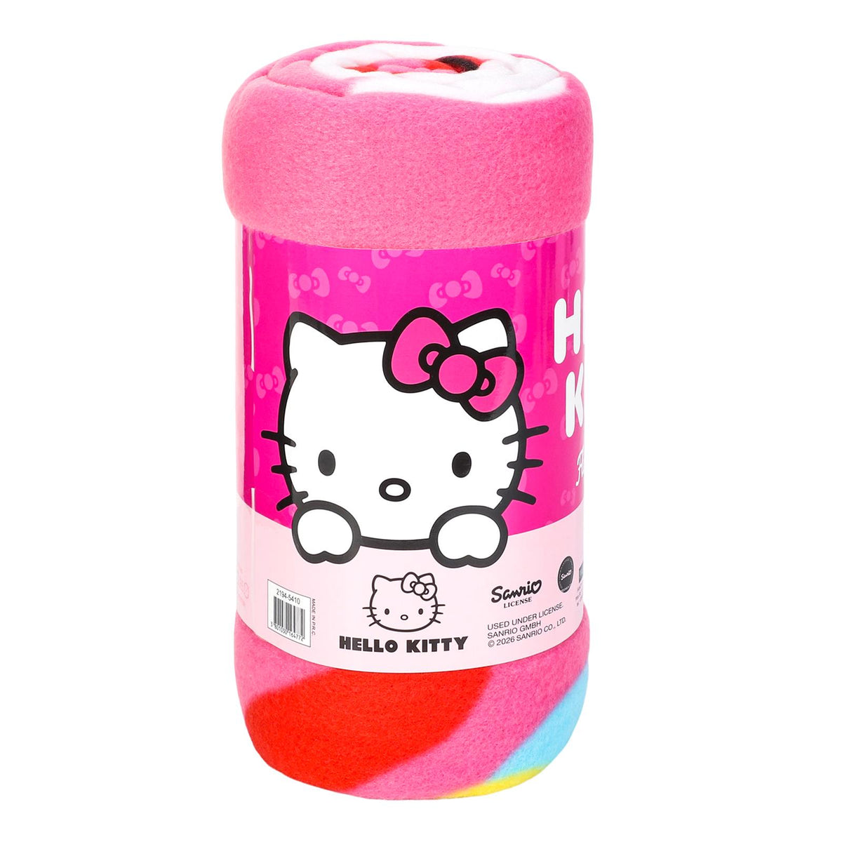 Hello Kitty Balloon Party Fleece Blanket