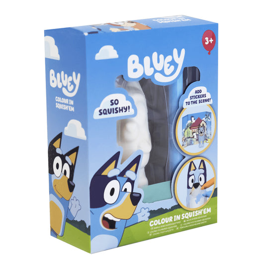 Bluey Colour In Squish-Em - Assorted Design