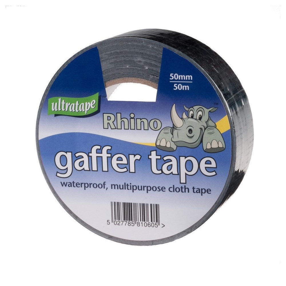 Ultratape Black Rhino Gaffer Tape 50m