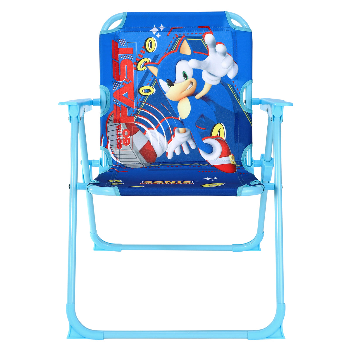 Sonic The Hedgehog Children's Folding Metal Deck Chair