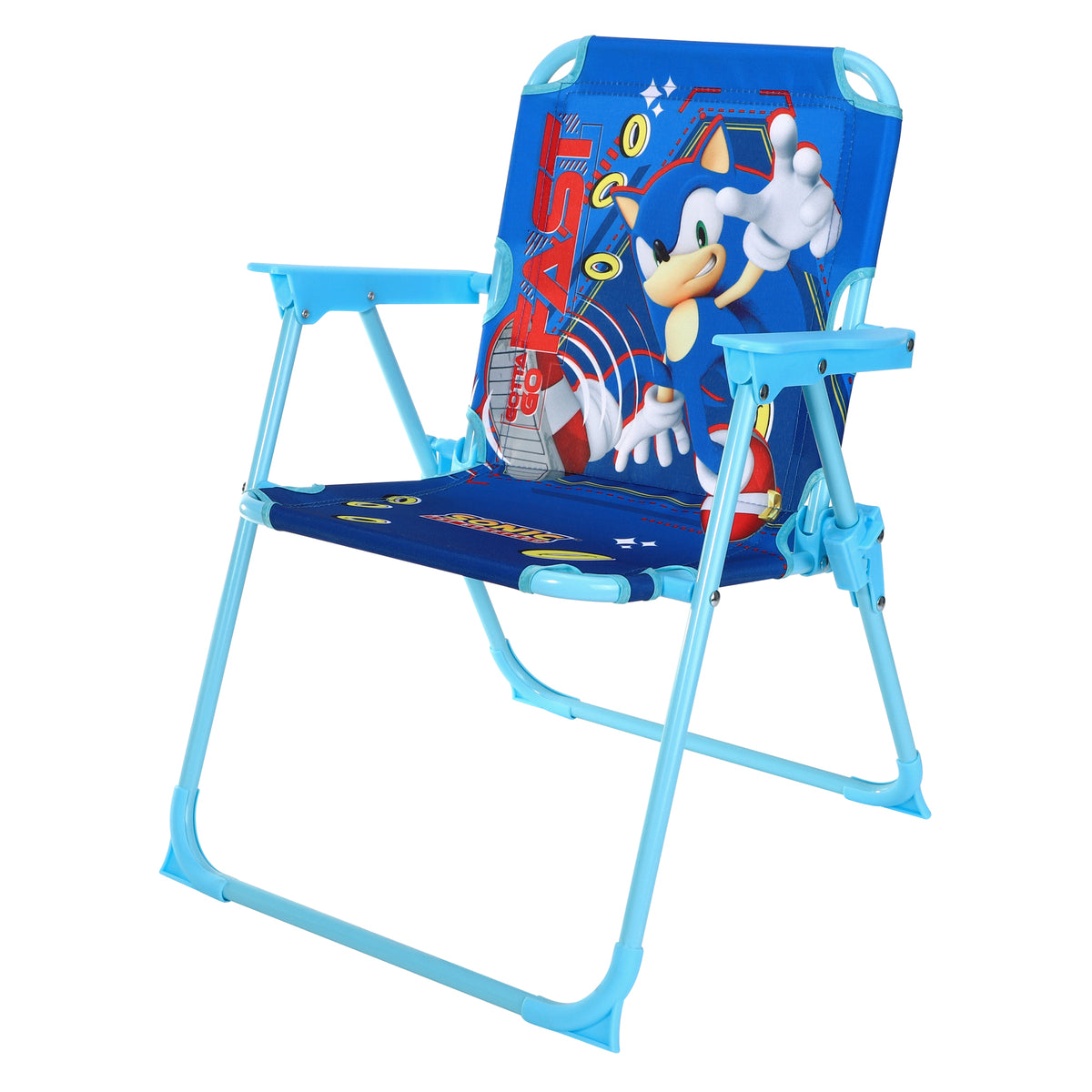 Sonic The Hedgehog Children's Folding Metal Deck Chair