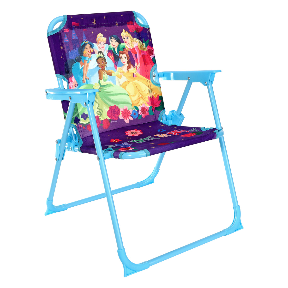 Disney Princess Children's Folding Metal Deck Chair