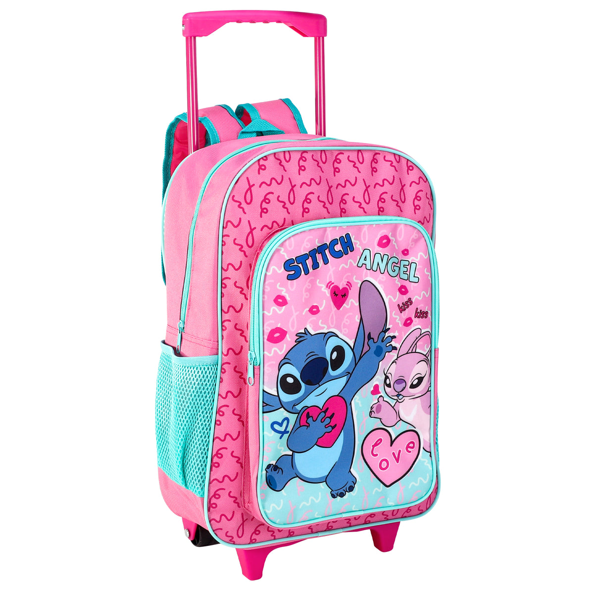 Stitch & Angel Kids Travel Cabin Trolley Backpack Bag