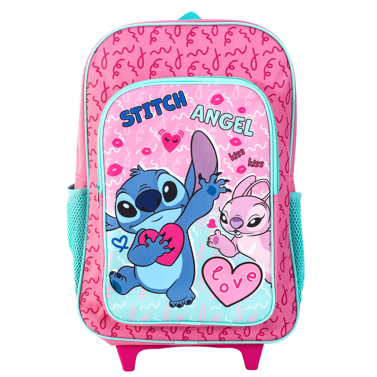 Stitch & Angel Kids Travel Cabin Trolley Backpack Bag