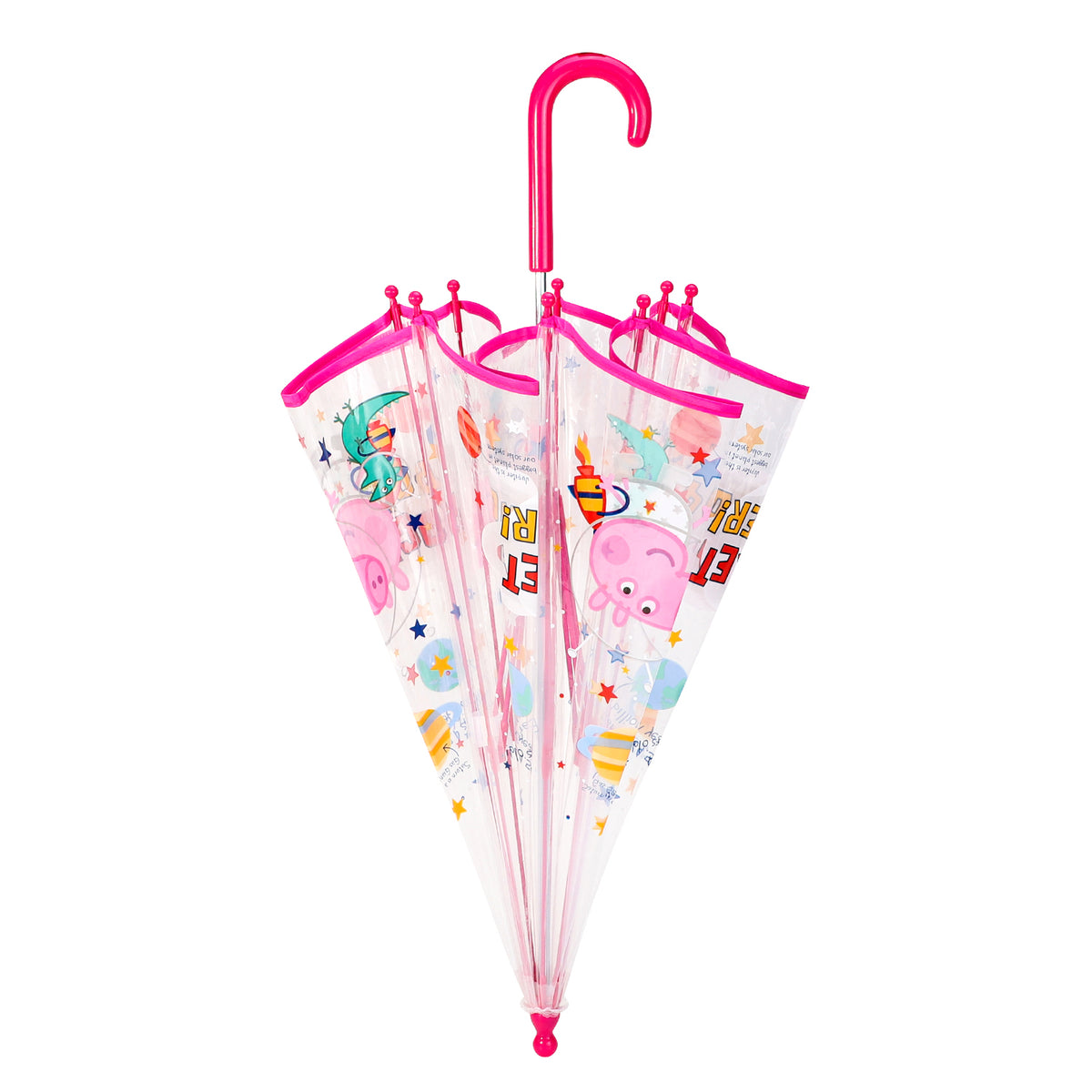 Peppa Pig Clear Dome Printed Kids Umbrella