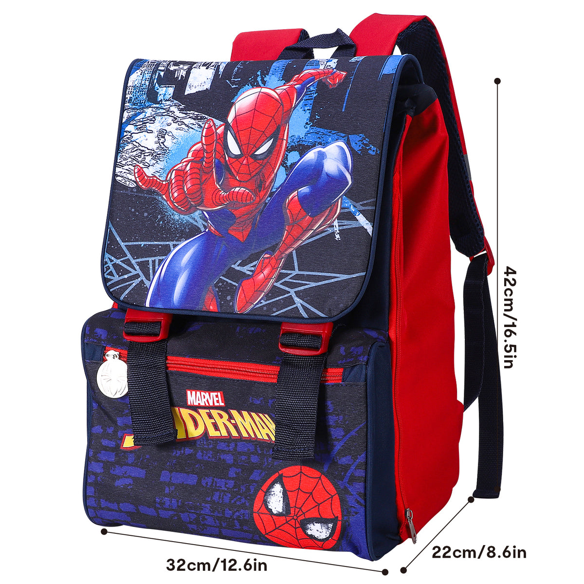 Spider-Man Extensible School Bag Backpack