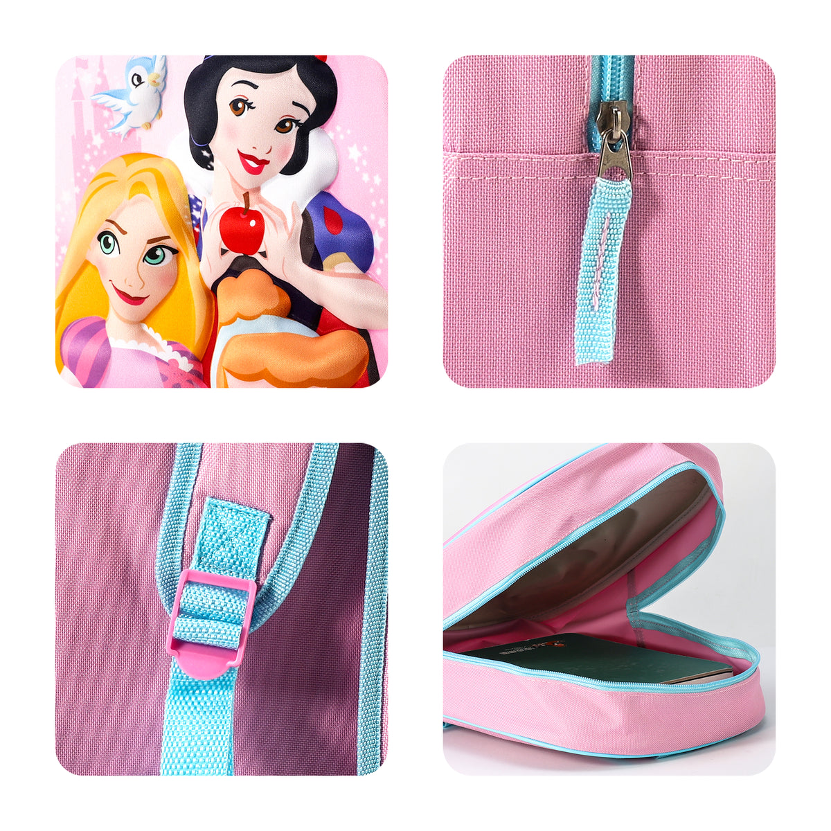 Disney Princess "Cinderella, Rapunzel & Snow White" 3D Eva Backpack
