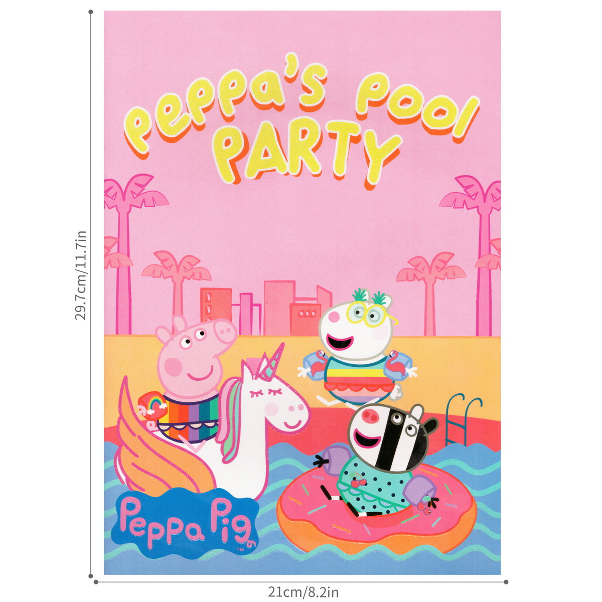 Peppa Pig "Peppa's Pool Party" Colouring Book