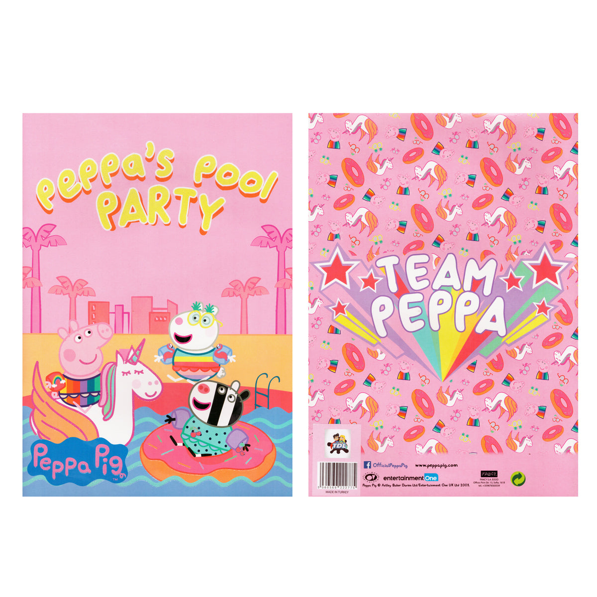Peppa Pig "Peppa's Pool Party" Colouring Book