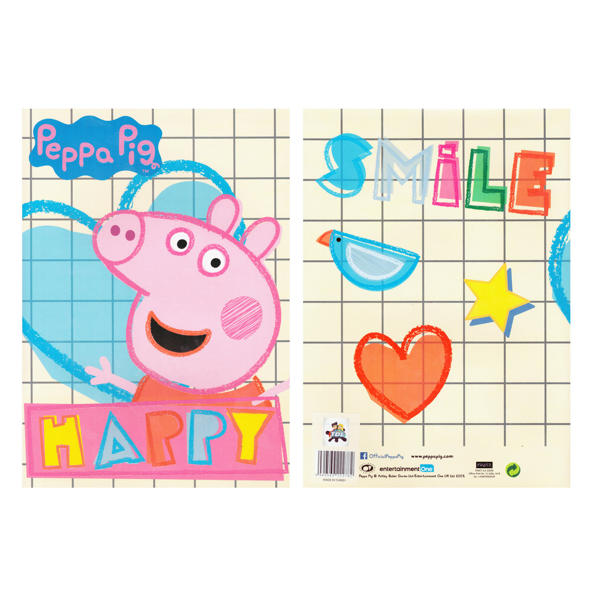 Peppa Pig "Happy" Colouring Book