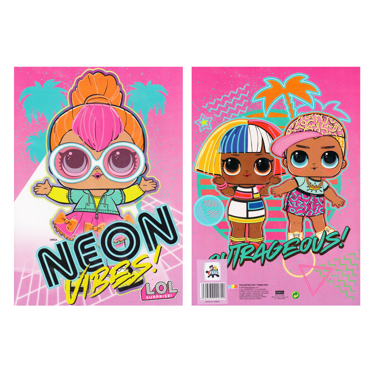 LOL Surprise "Neon Vibes" Colouring Book