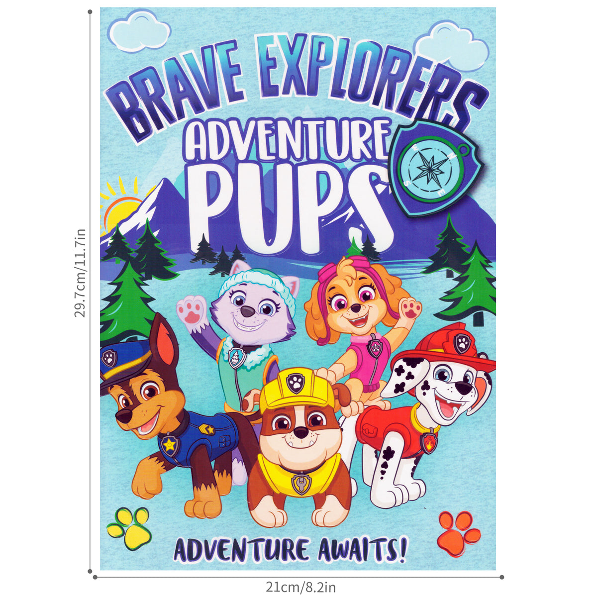 Paw Patrol "Adventure Pups" Colouring Book