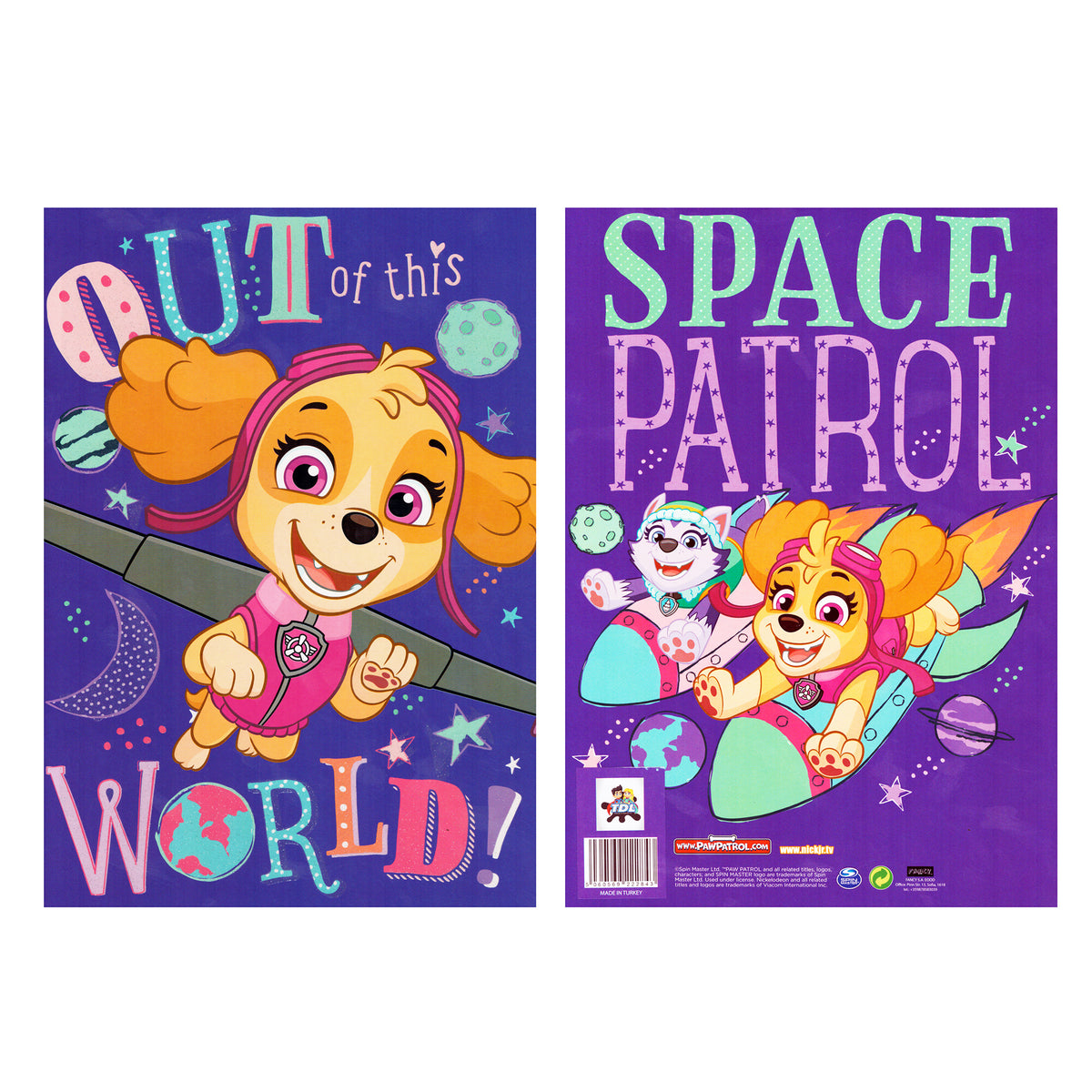 Skye "Out Of This World" Colouring Book
