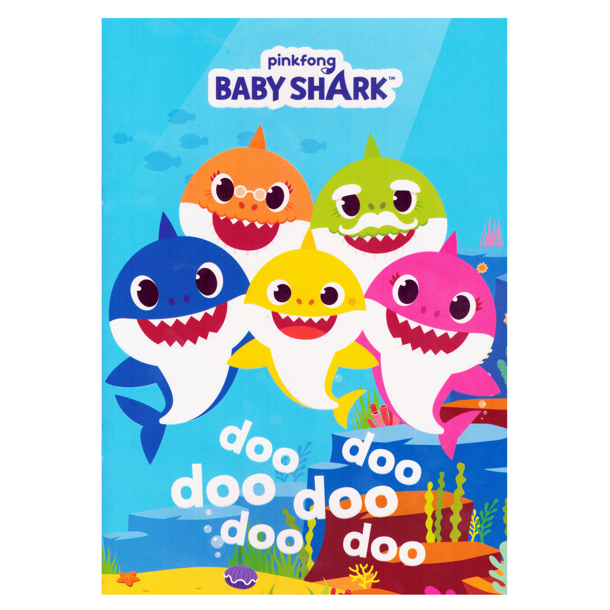 Baby Shark "Family" Colouring Book