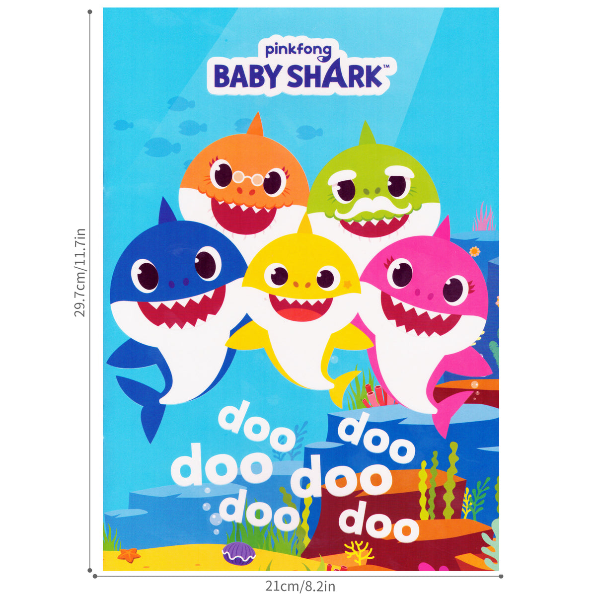 Baby Shark "Family" Colouring Book