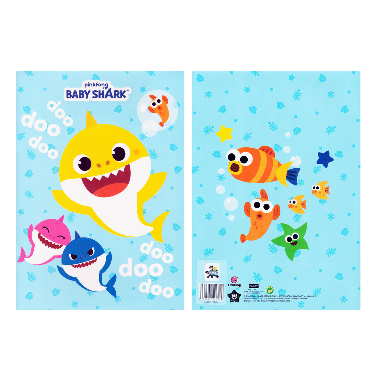 Baby Shark "Baby Blue" Colouring Book