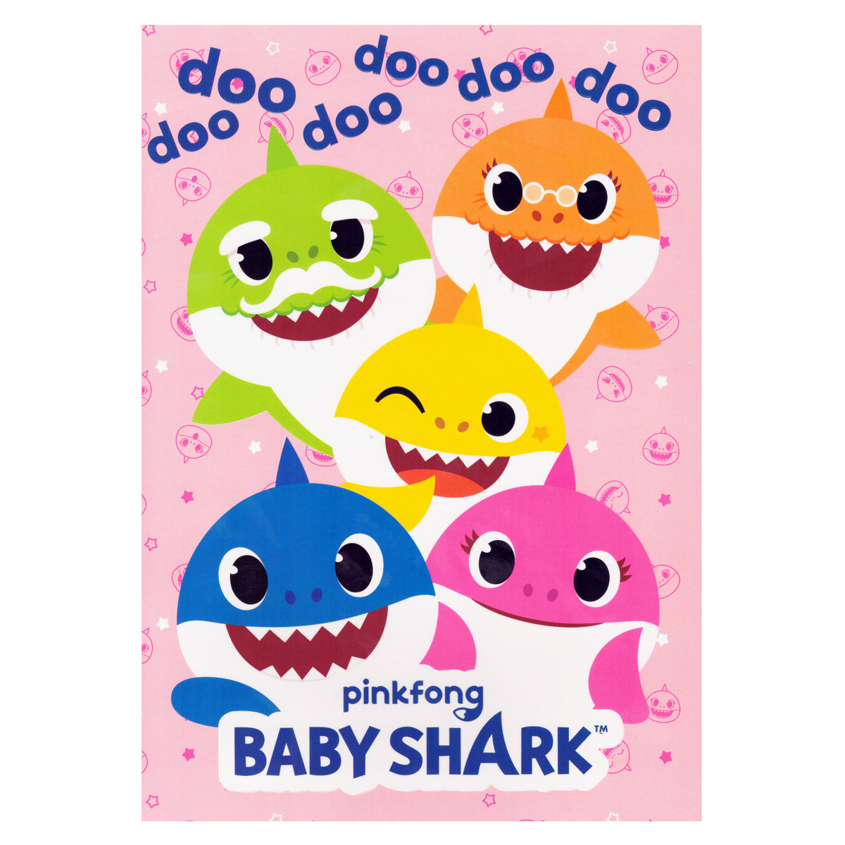 Baby Shark "Pink" Colouring Book