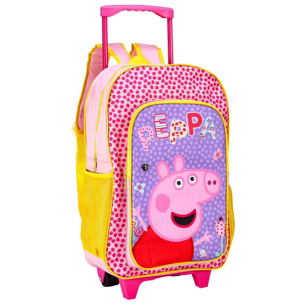 Peppa Pig Kids Travel Cabin Trolley Backpack Bag