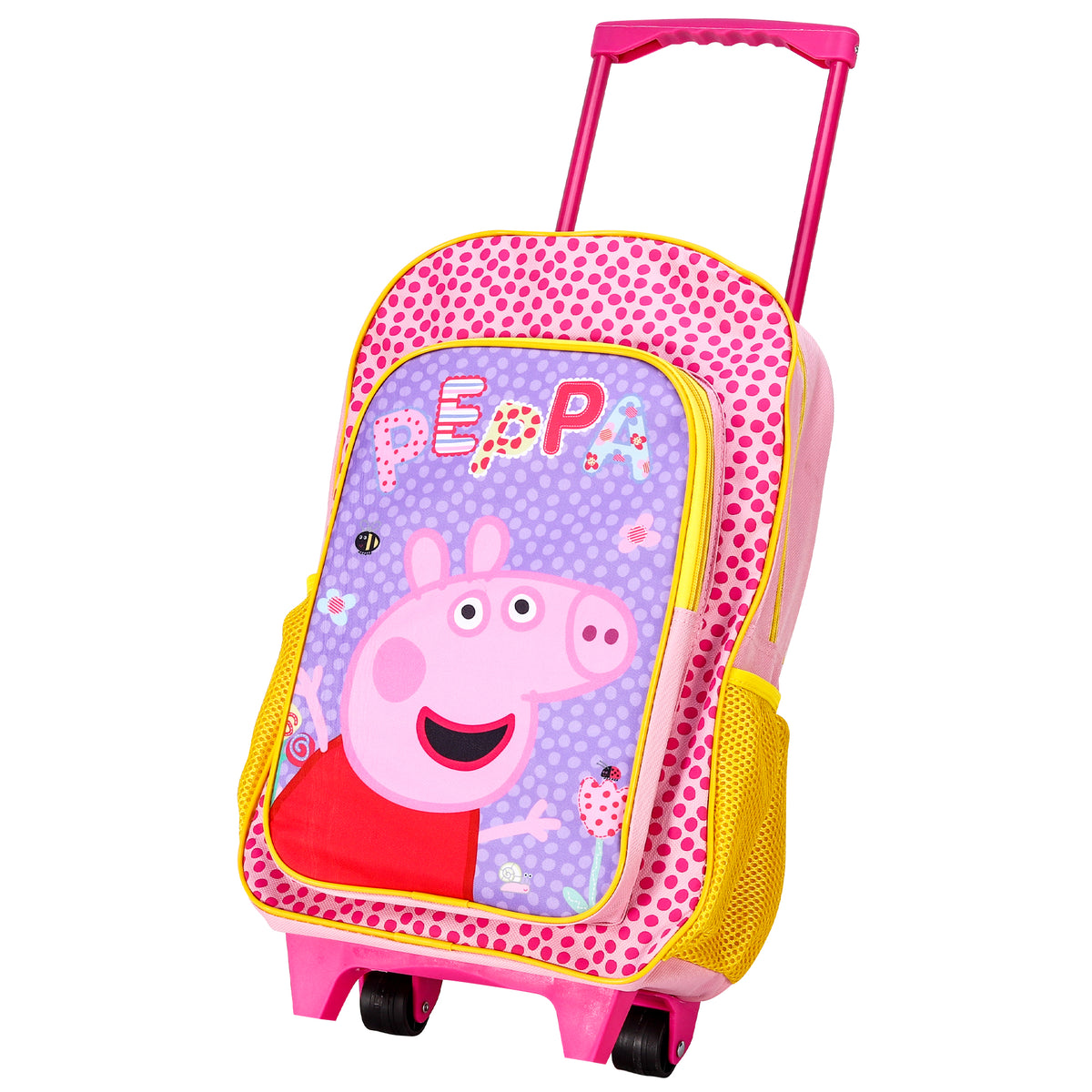 Peppa Pig Kids Travel Cabin Trolley Backpack Bag