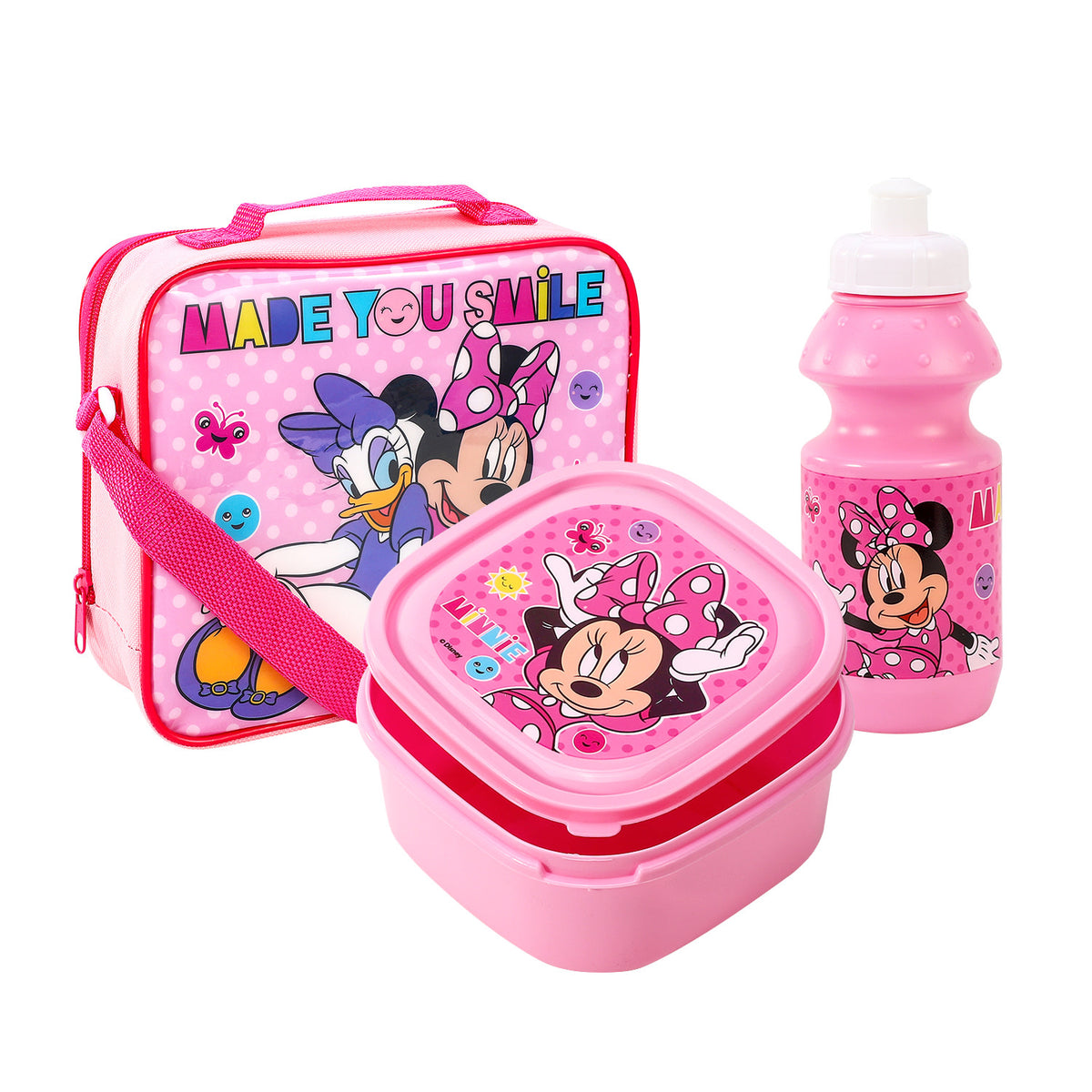 Minnie & Daisy 3 Piece Insulated Lunch Bag Set