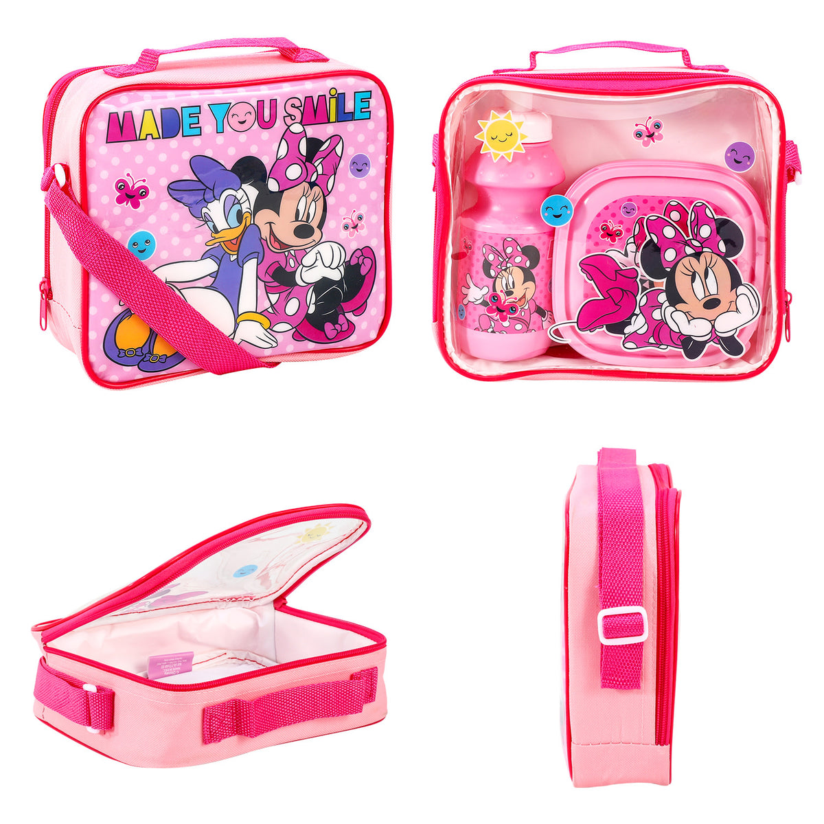 Minnie & Daisy 3 Piece Insulated Lunch Bag Set